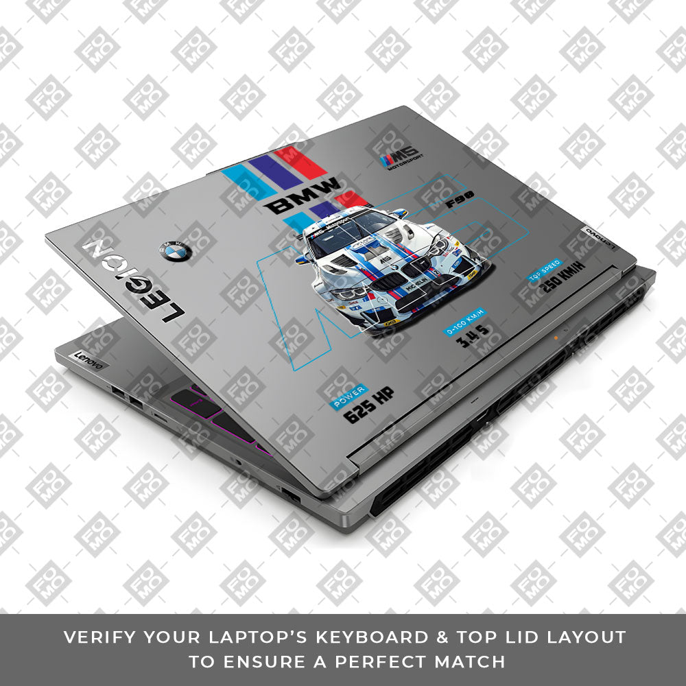 Transparent BMW M5 Lenovo Legion 5 16IRX9 Laptop Skin
