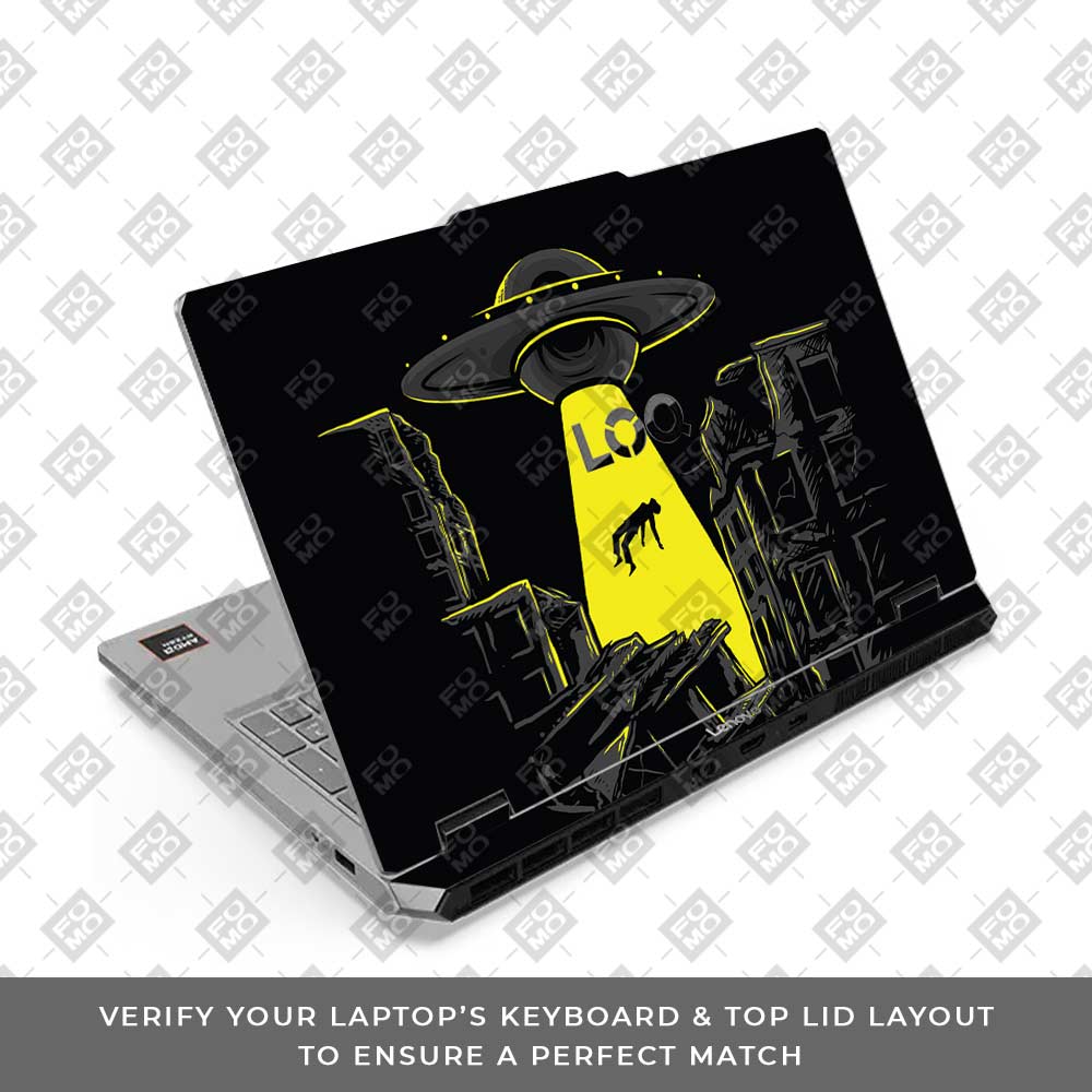 Lenovo LOQ Essential 15ARP11 Alien Abduction Laptop Skin