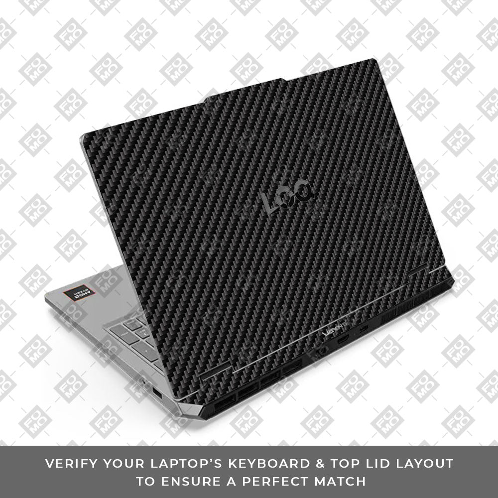 Lenovo LOQ Essential 15ARP11 Textured Carbon Fibre Laptop Skin