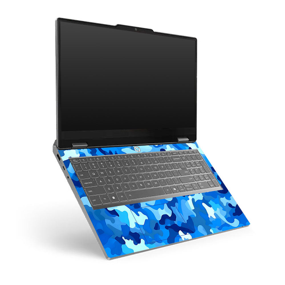 Lenovo LOQ Essential 15ARP11 Arctic Blue Camo Pattern Laptop Skin