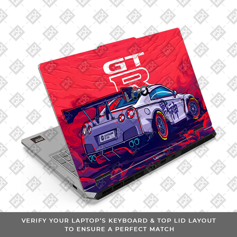 Lenovo LOQ Essential 15ARP11 JDM Racing Edition 3D Laptop Skin