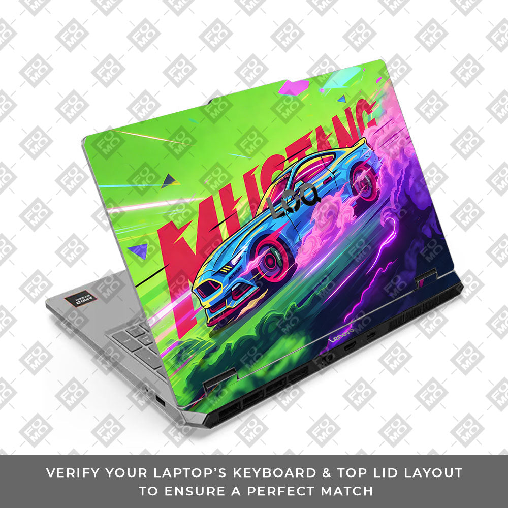 Lenovo LOQ Essential 15ARP11 Muscle Car Legacy 3D Laptop Skin