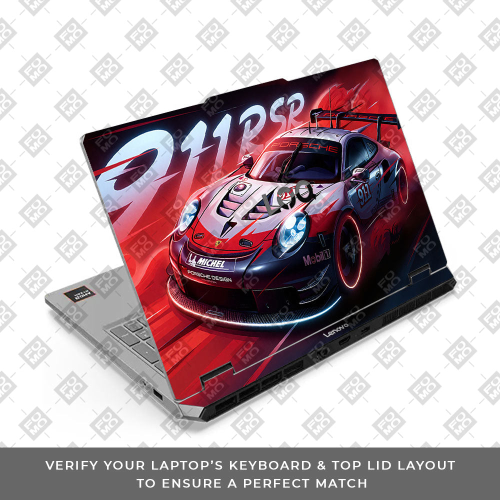 Lenovo LOQ Essential 15ARP11 Porsche 911 RSR Laptop Skin