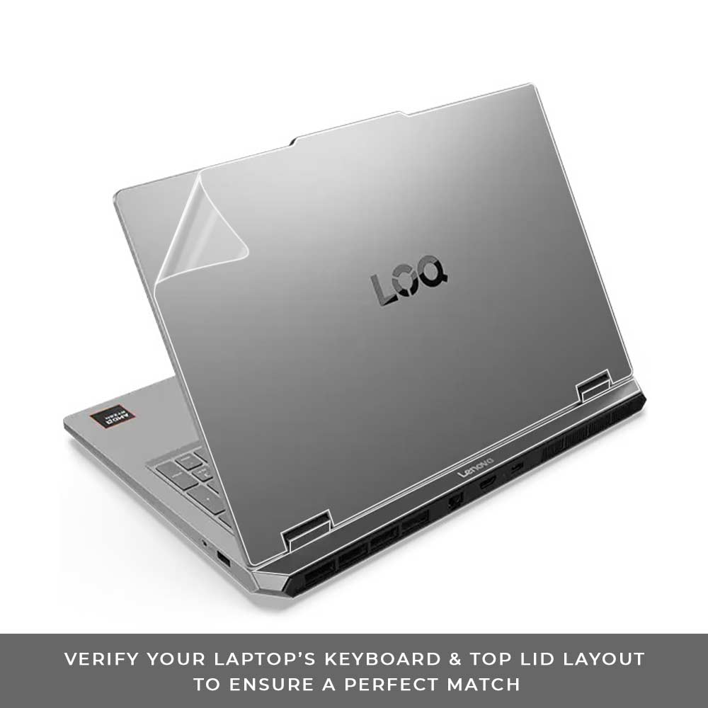Lenovo LOQ Essential 15ARP11 Transparent Shockproof Laptop Skin
