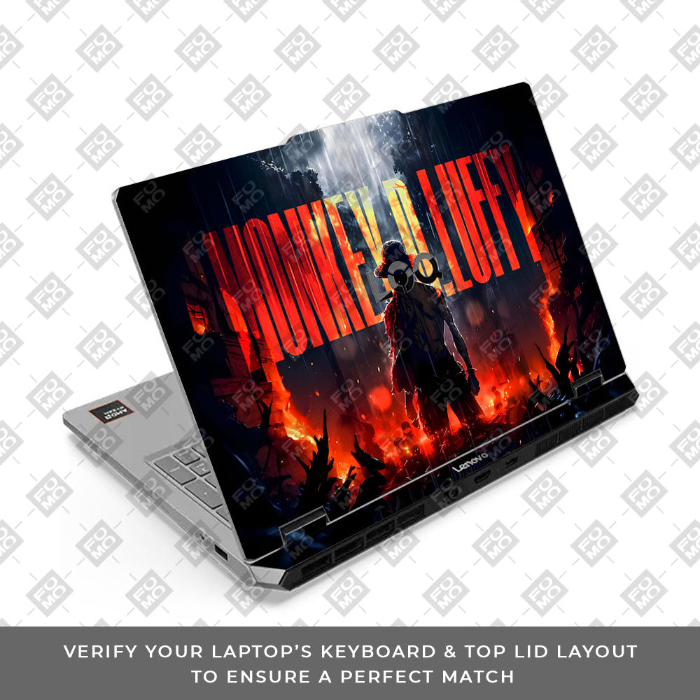 Lenovo LOQ Essential 15ARP11 Red Anime Pirate Laptop Skin