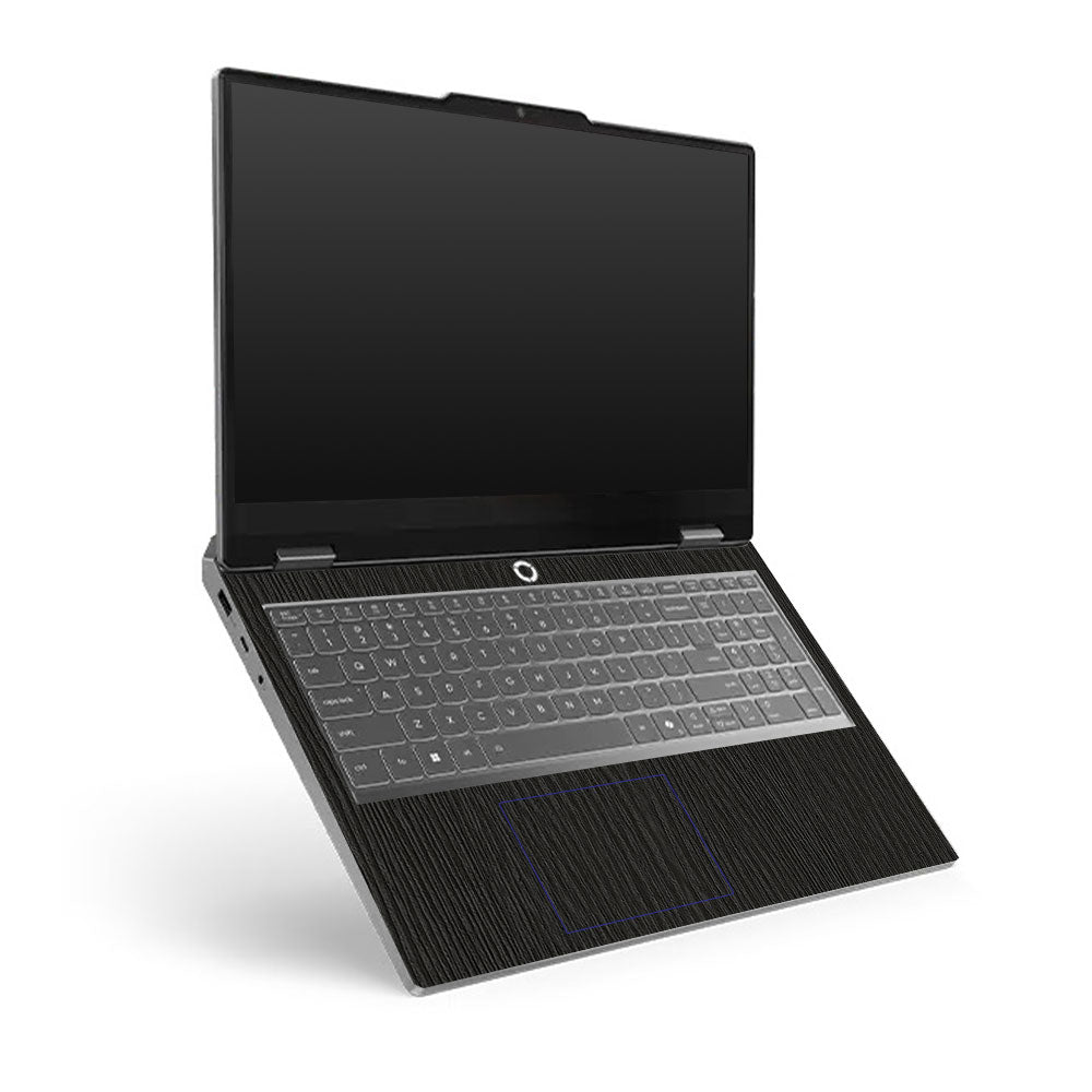 Lenovo LOQ Essential 15ARP11 Textured Black Wood Laptop Skin