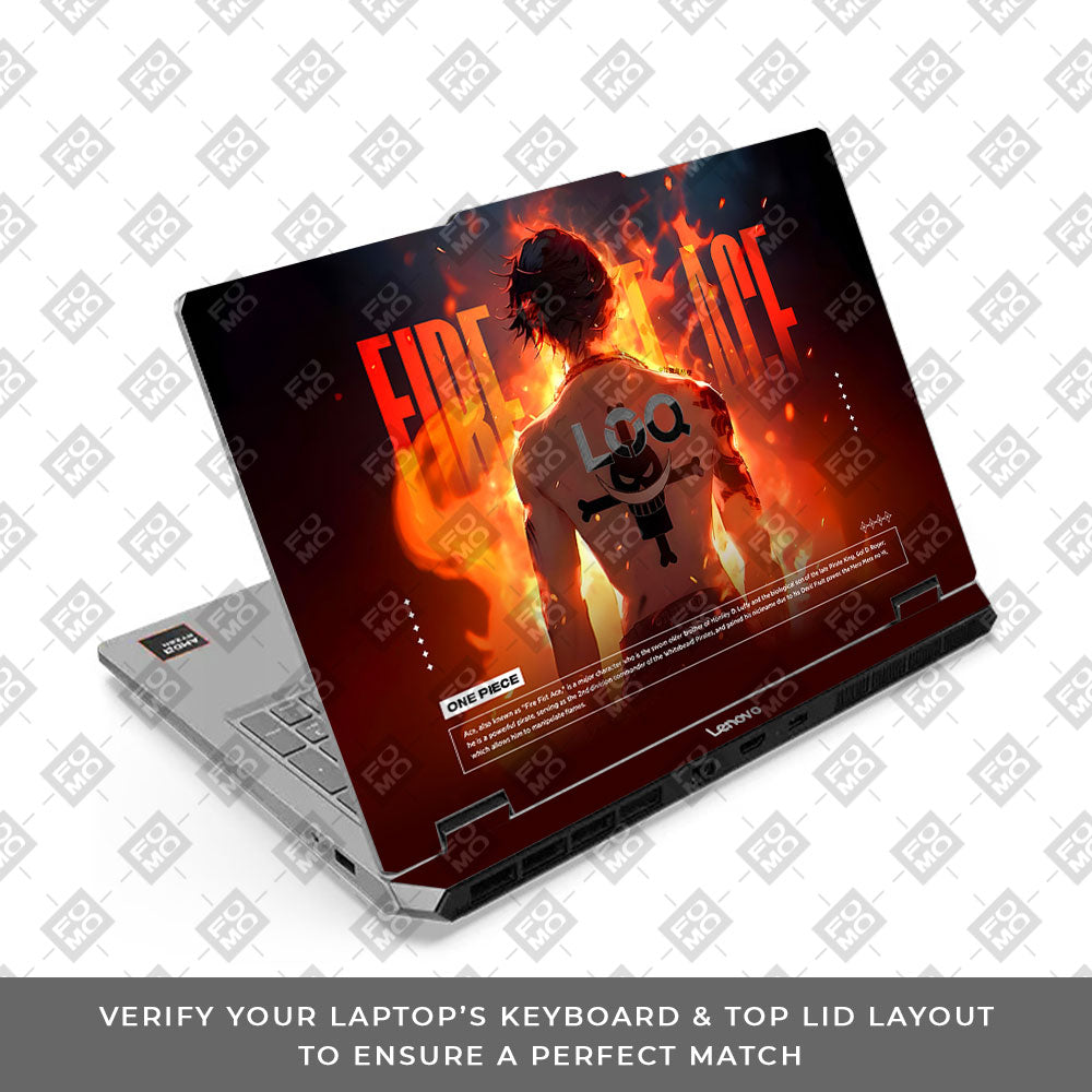 Lenovo LOQ Essential 15ARP11 Anime Fire Pirate Laptop Skin