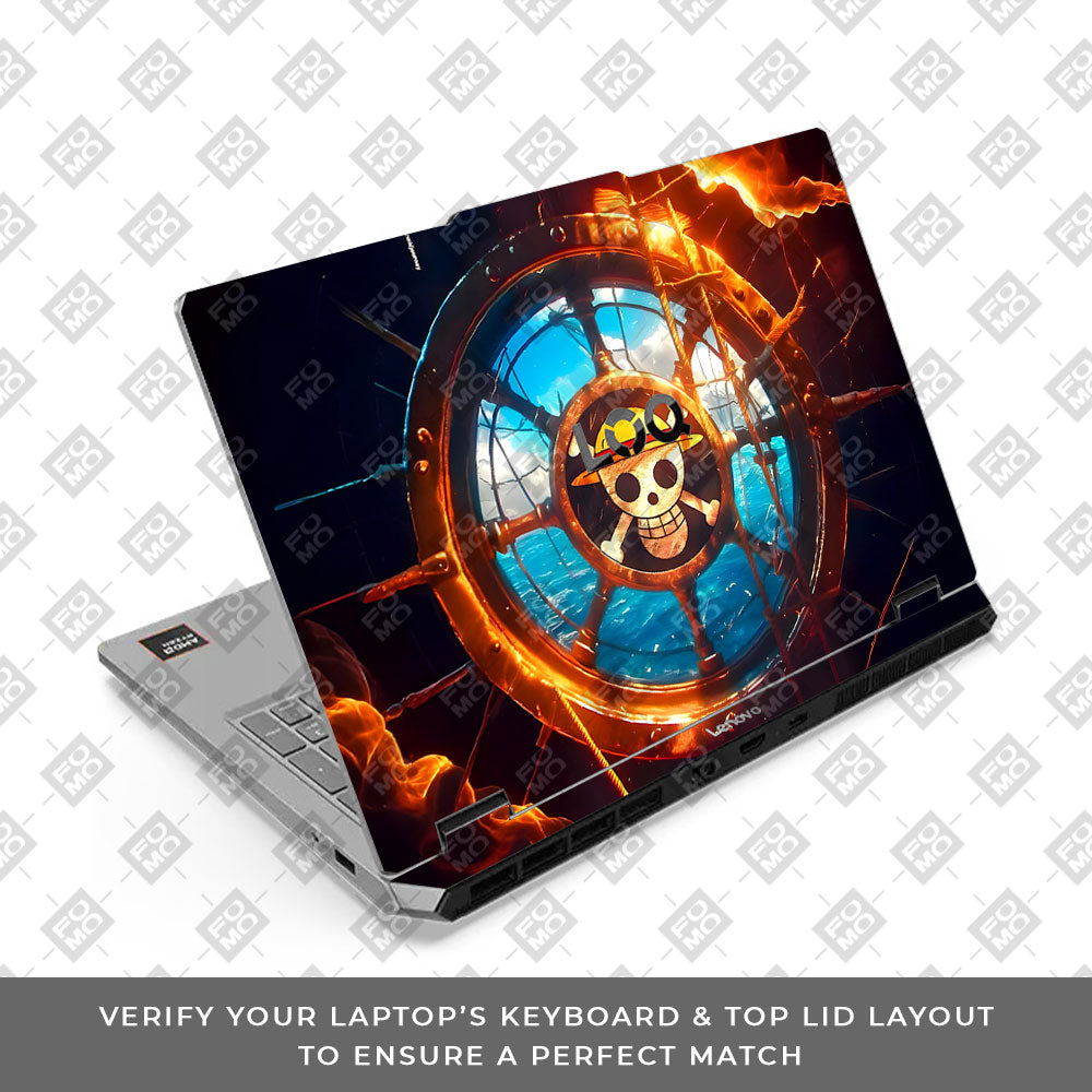 Lenovo LOQ Essential 15ARP11 Straw Hat Pirates Emblem Laptop Skin