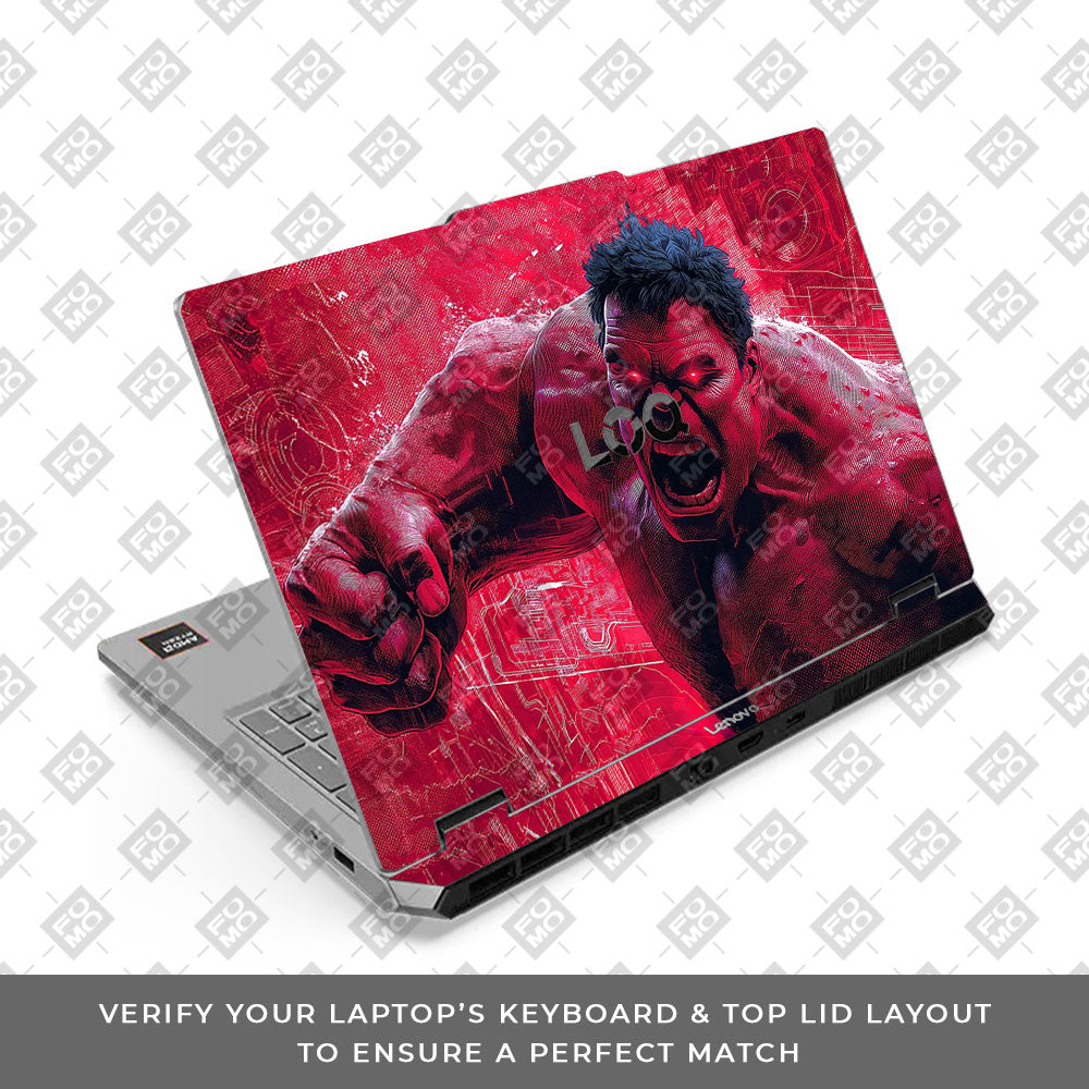 Lenovo LOQ Essential 15ARP11 Red Comic Giant Laptop Skin