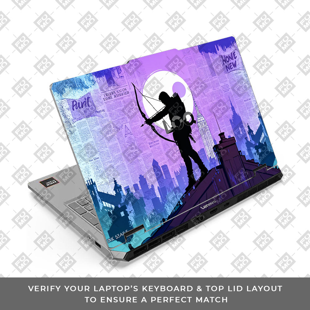 Lenovo LOQ Essential 15ARP11 Comic Archer Hero Laptop Skin