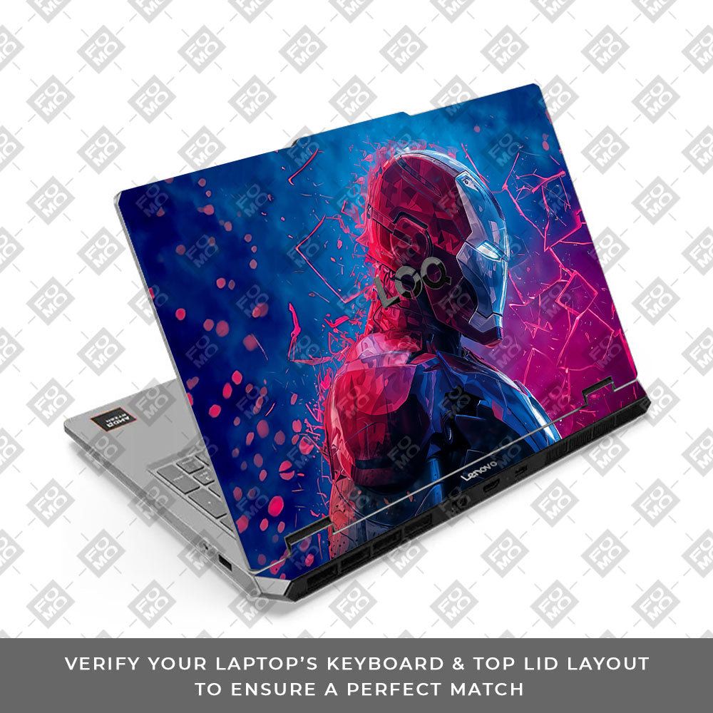 Lenovo LOQ Essential 15ARP11 Neon Armored Hero Laptop Skin