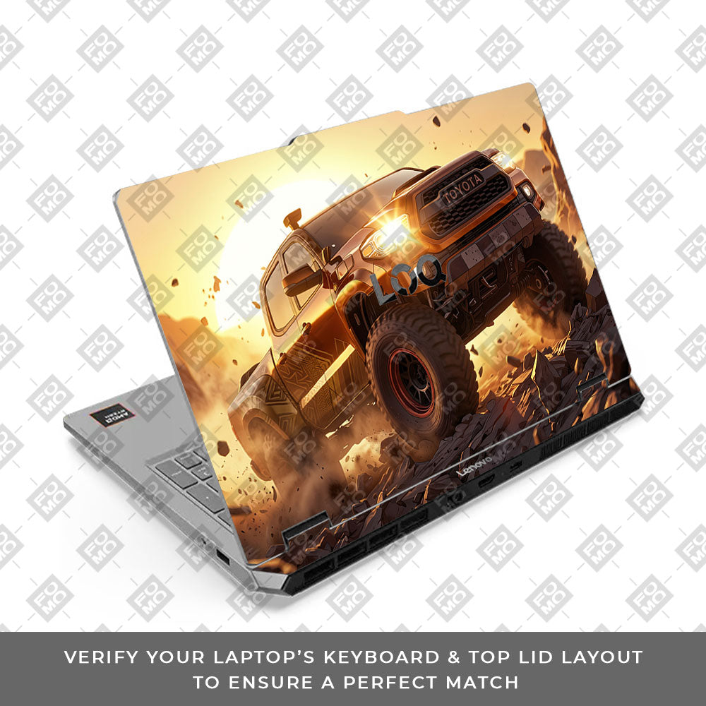Lenovo LOQ Essential 15ARP11 Toyota Off Road Beast Laptop Skin