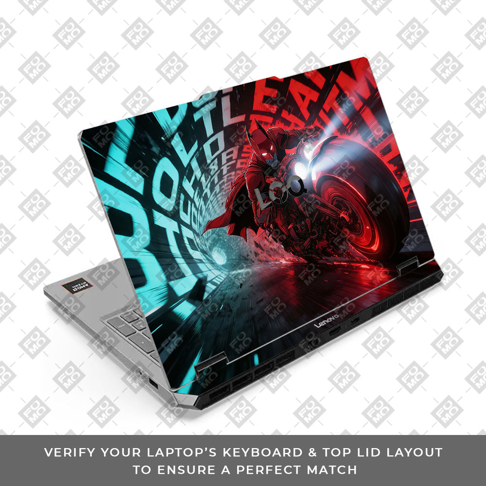Lenovo LOQ Essential 15ARP11 Vigilante Speed Overdrive 3D Laptop Skin