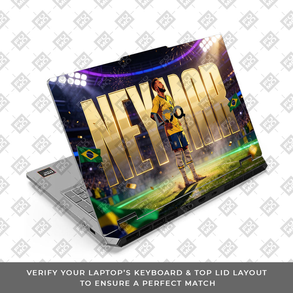 Lenovo LOQ Essential 15ARP11 Golden Flair Aura 3D Laptop Skin