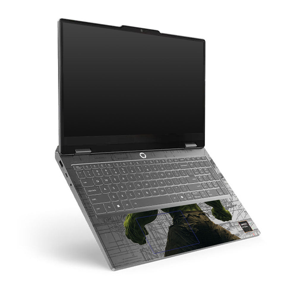 Transparent Lenovo LOQ Essential 15ARP11 Comic Titan Smash Laptop Skin