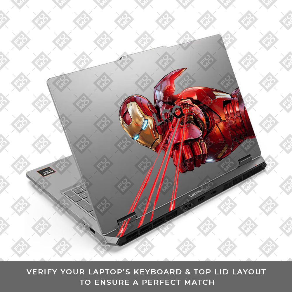 Transparent Lenovo LOQ Essential 15ARP11 Iron Fist Laptop Skin