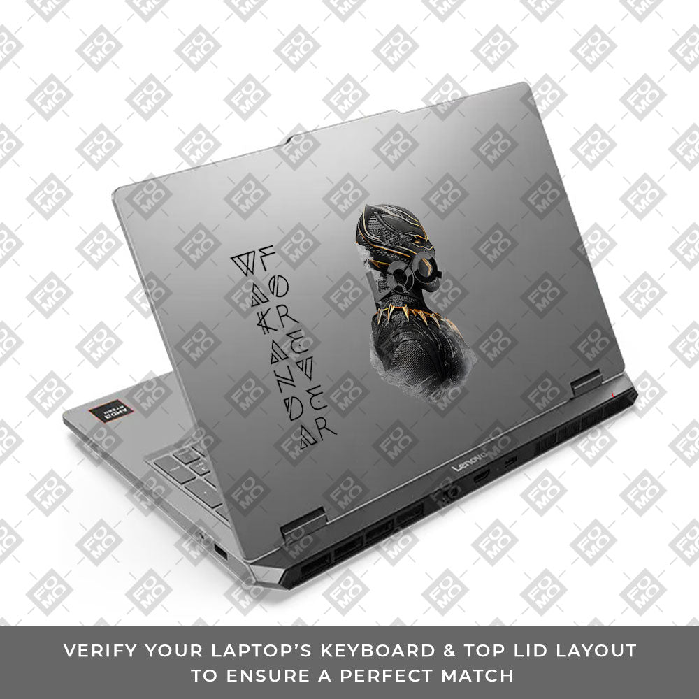 Transparent Lenovo LOQ Essential 15ARP11 Wakanda Forever Laptop Skin