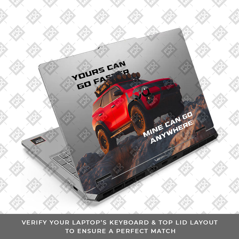 Transparent Lenovo LOQ Essential 15ARP11 Off-Road Beast Laptop Skin