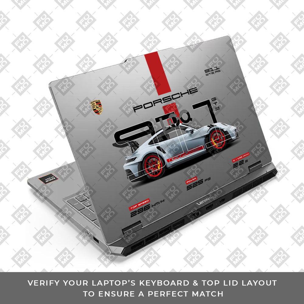 Transparent Lenovo LOQ Essential 15ARP11 Track Racing Machine Laptop Skin