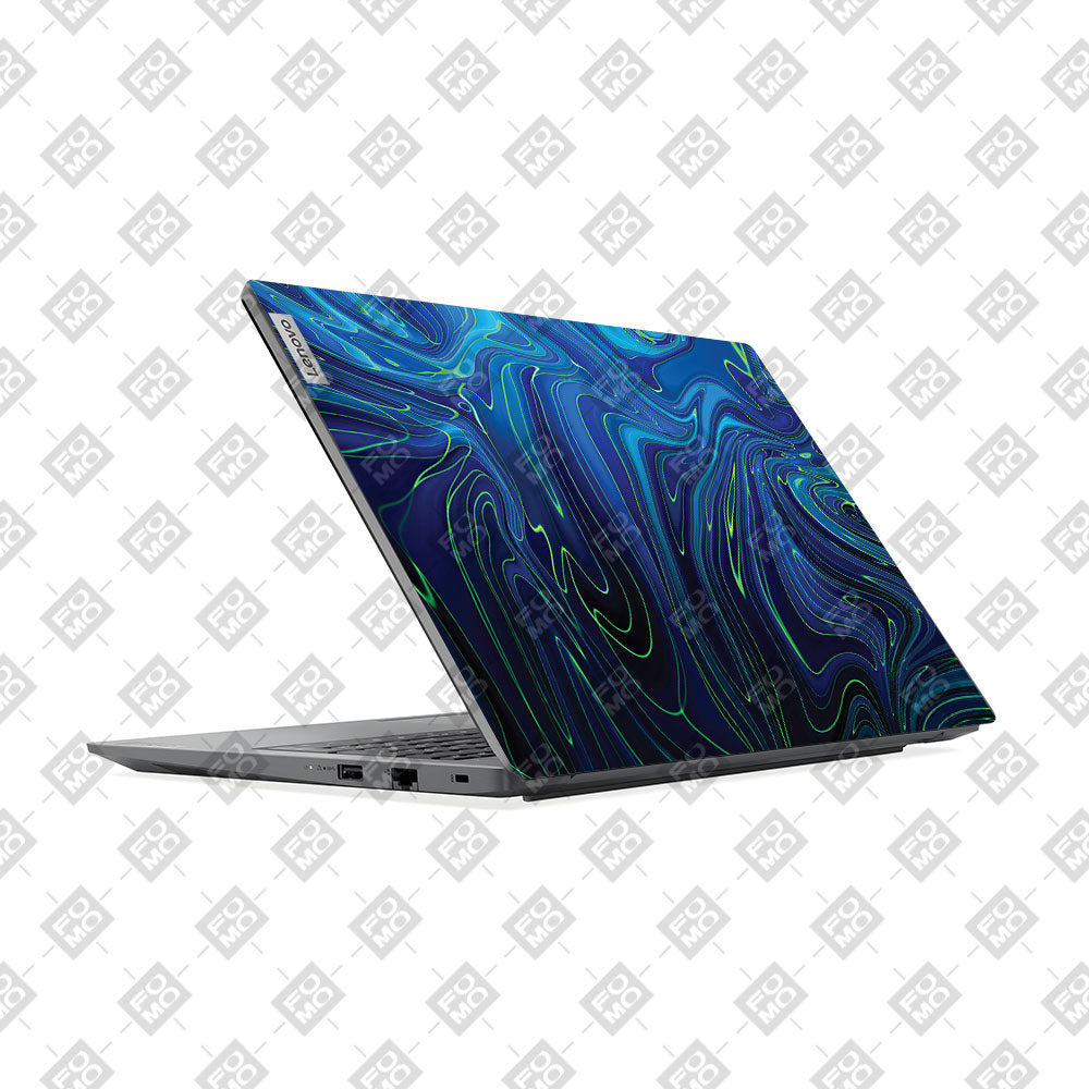 Lenovo V15 G4 Cobalt Liquid Design Laptop Skin