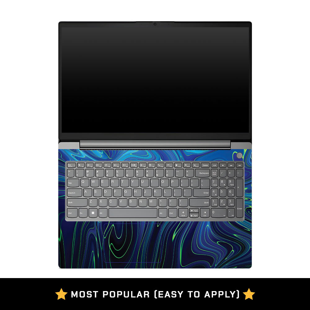 Lenovo V15 G4 Cobalt Liquid Design Laptop Skin