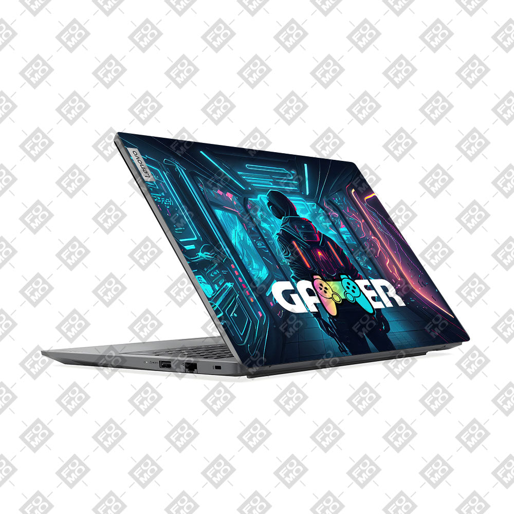 Lenovo V15 G4 Gamer in Glowing Background Laptop Skin