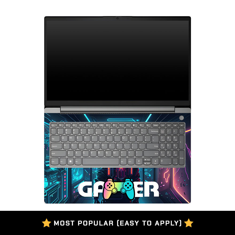 Lenovo V15 G4 Gamer in Glowing Background Laptop Skin