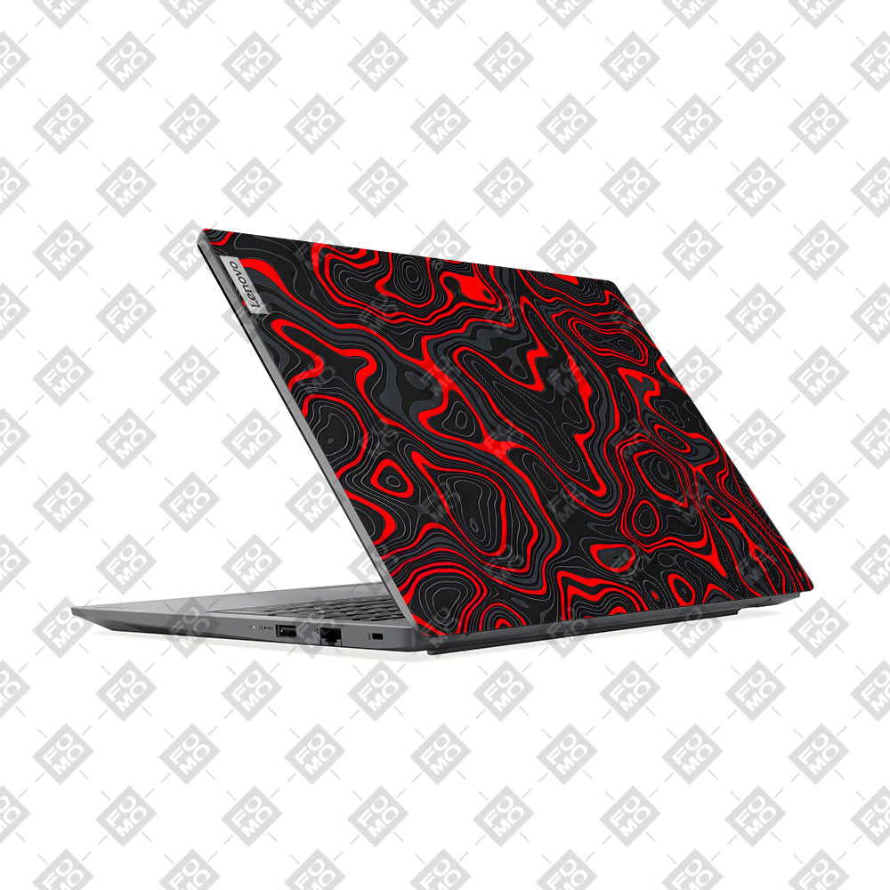 Lenovo V15 G4 Crimson Waves Laptop Skin