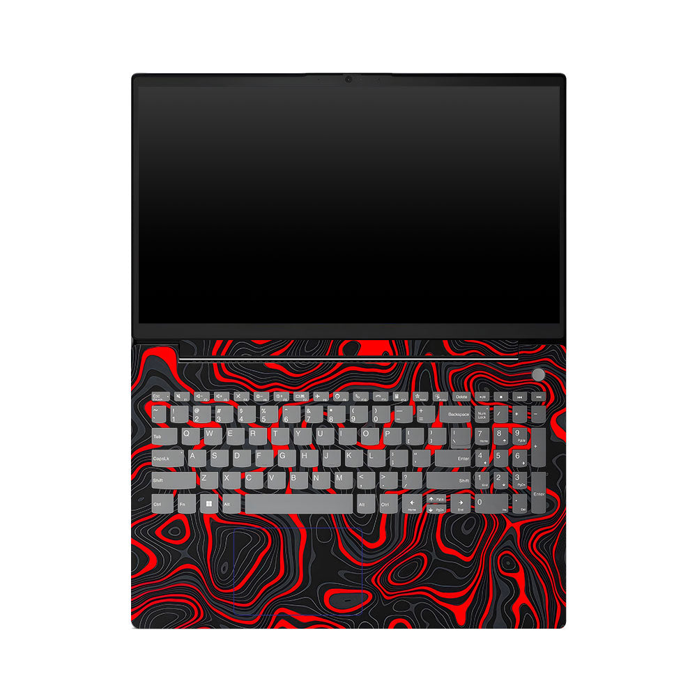 Lenovo V15 G4 Crimson Waves Laptop Skin