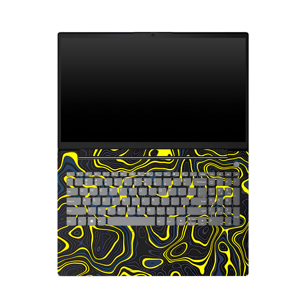 Lenovo V15 G4 Neon Lava Contours Laptop Skin