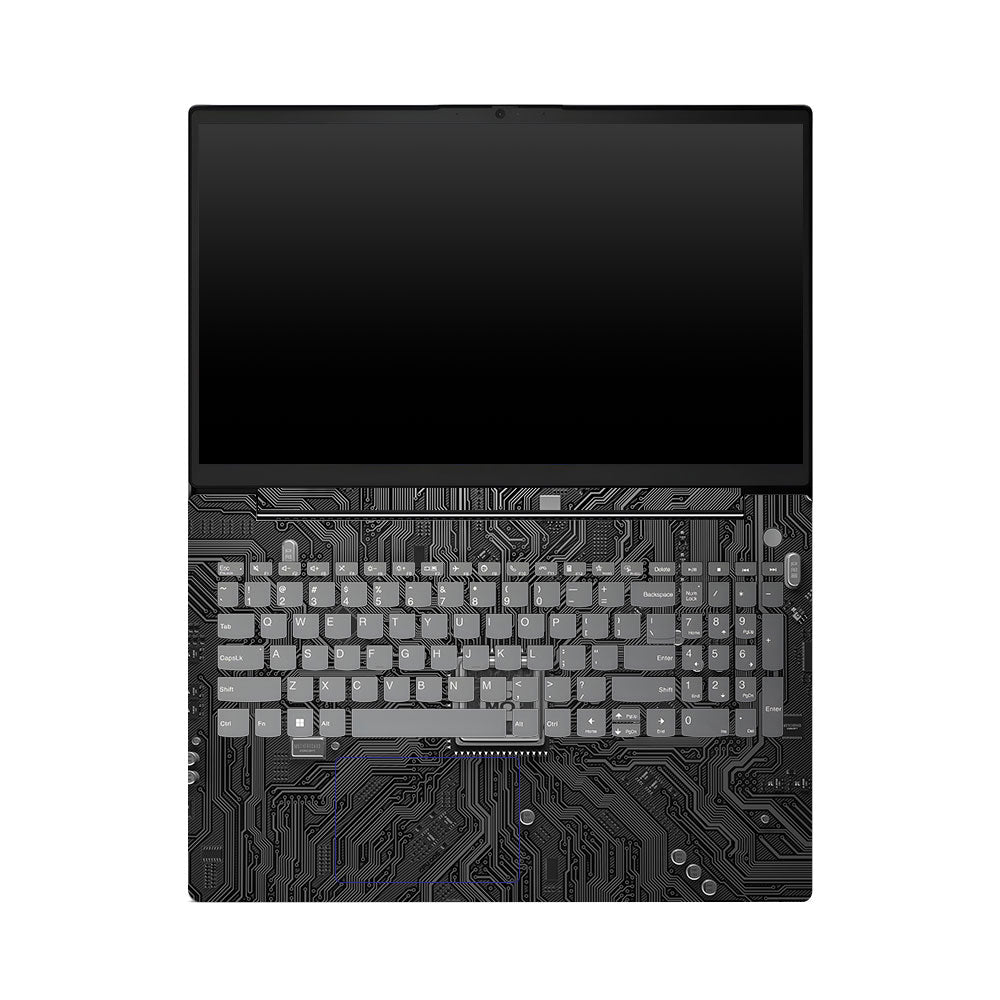 Lenovo V15 G4 FOMO Circuit Dark Mode Laptop Skin