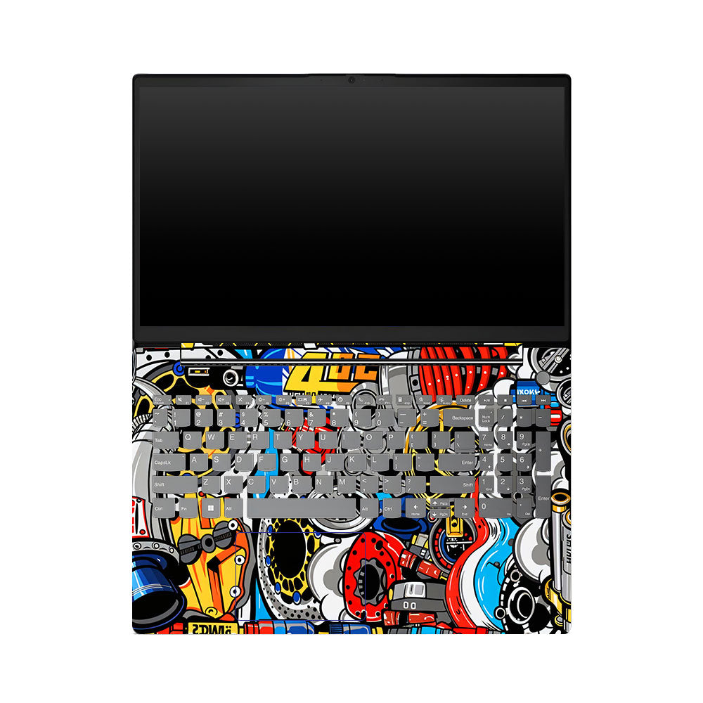 Lenovo V15 G4 Mechanical Chaos Laptop Skin