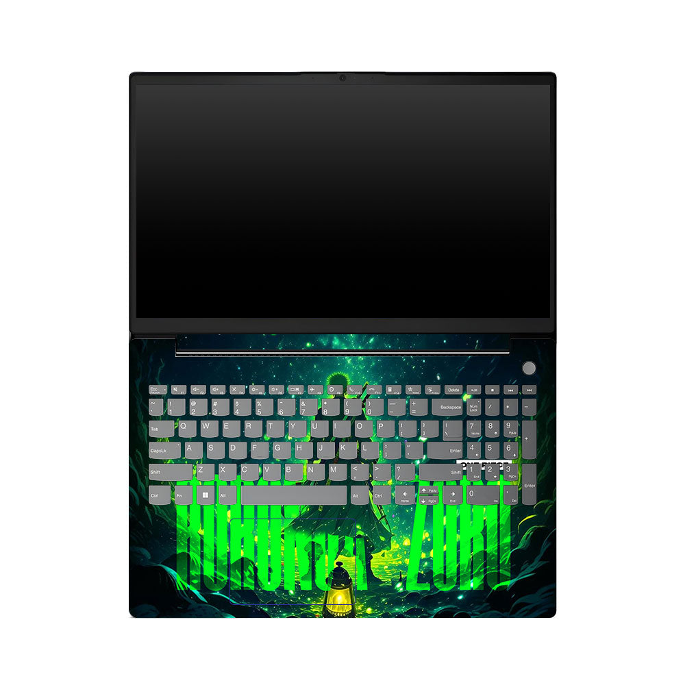 Lenovo V15 G4 Green Anime Swordsman Laptop Skin