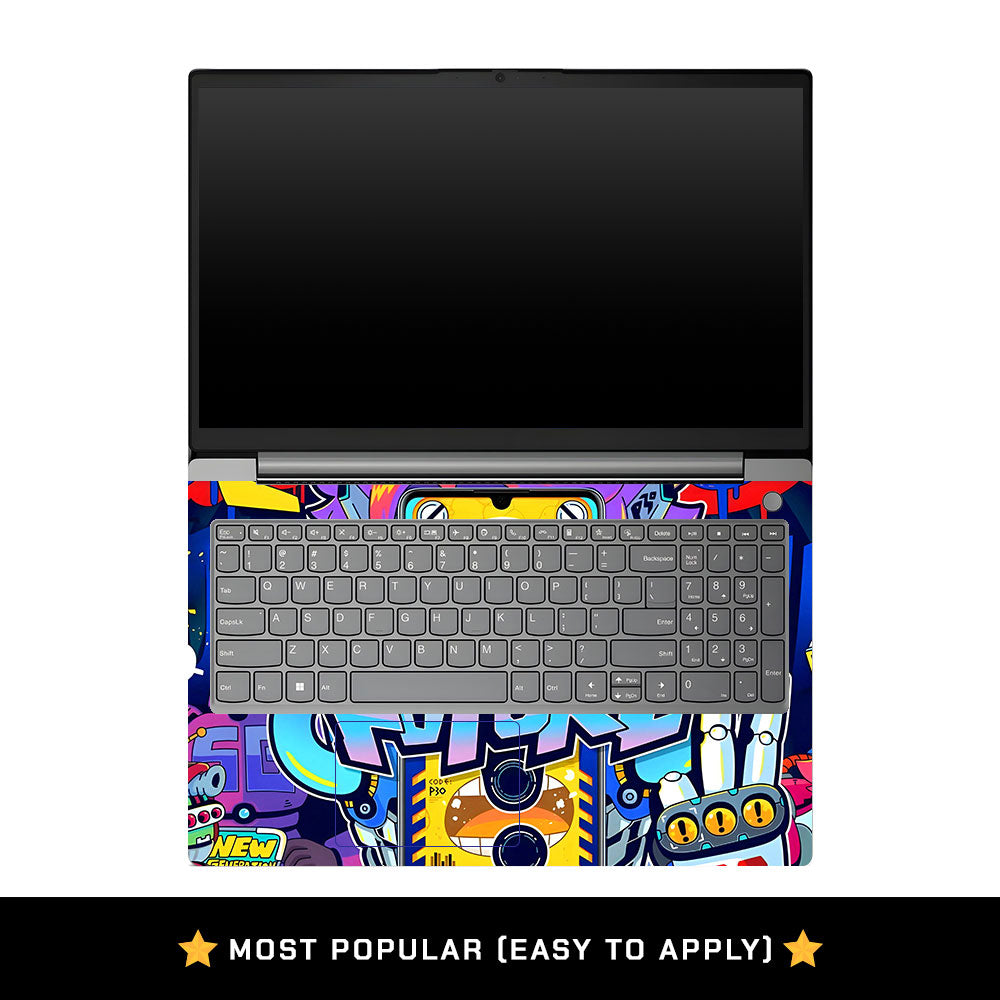 Lenovo V15 G4 Futuristic Cyberpunk Vision Laptop Skin