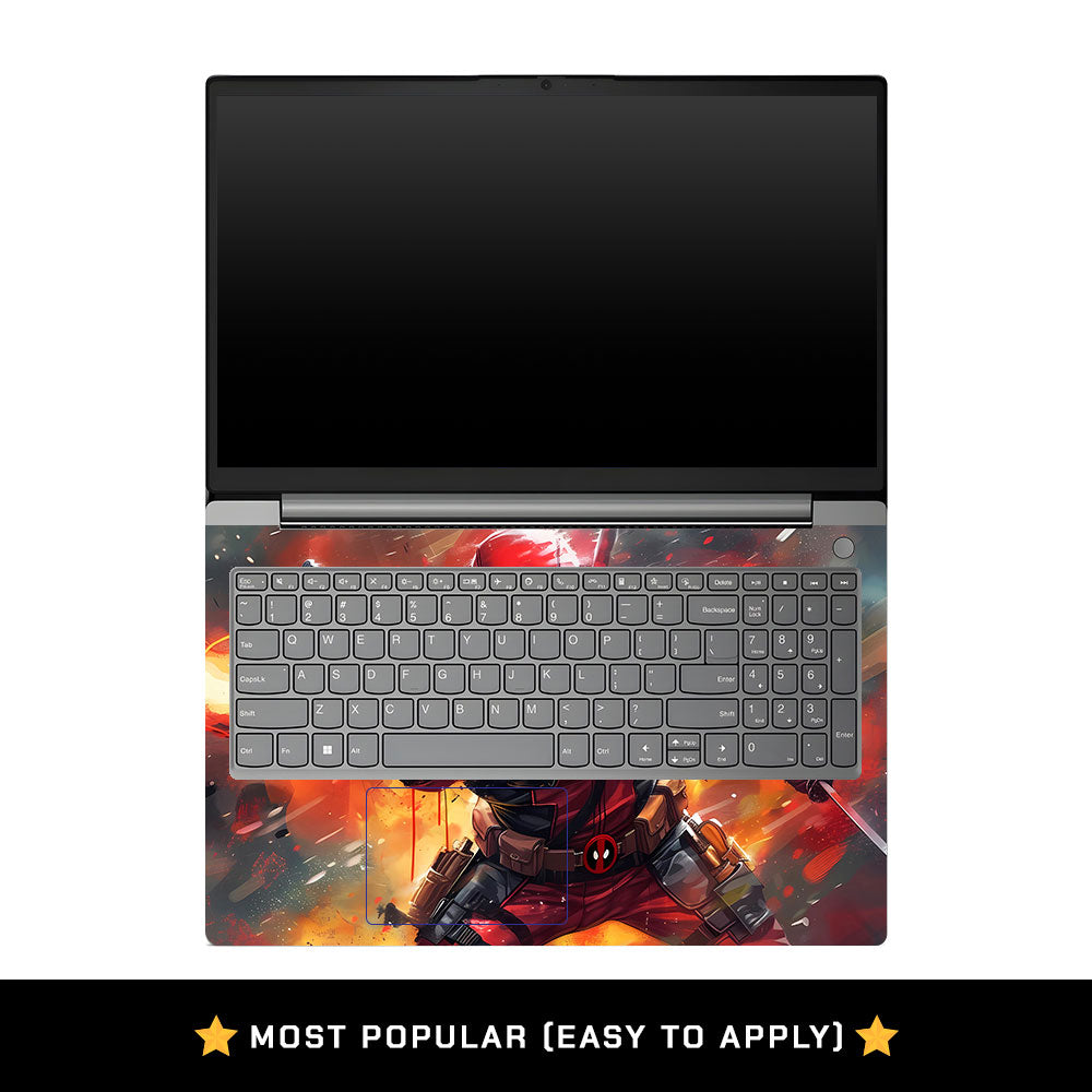 Lenovo V15 G4 Red Comic Antihero Laptop Skin