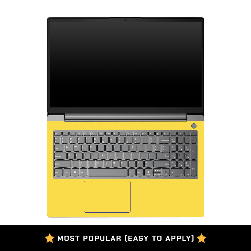 Lenovo V15 G4 Textured Yellow Laptop Skin