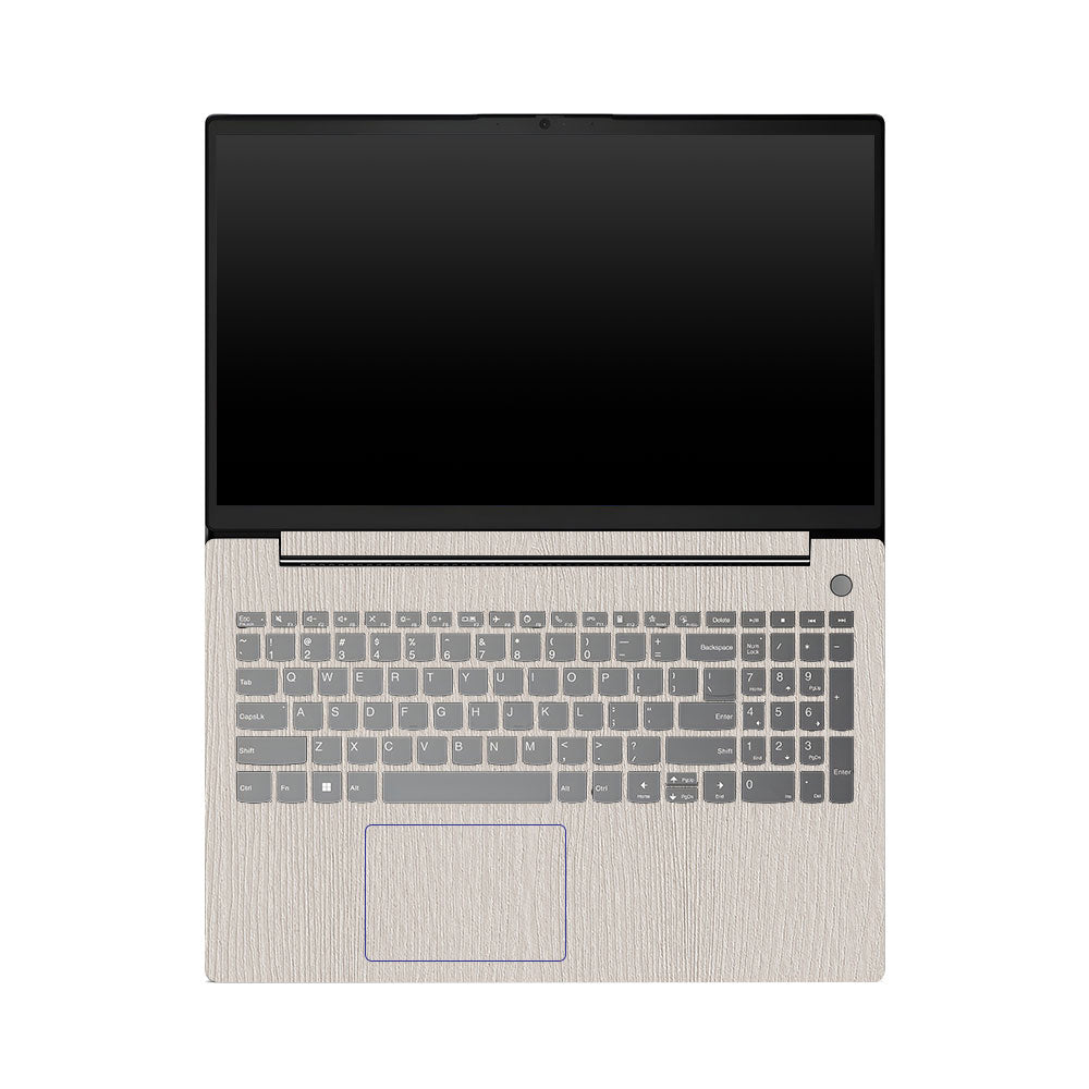 Lenovo V15 G4 Textured White Wood Laptop Skin