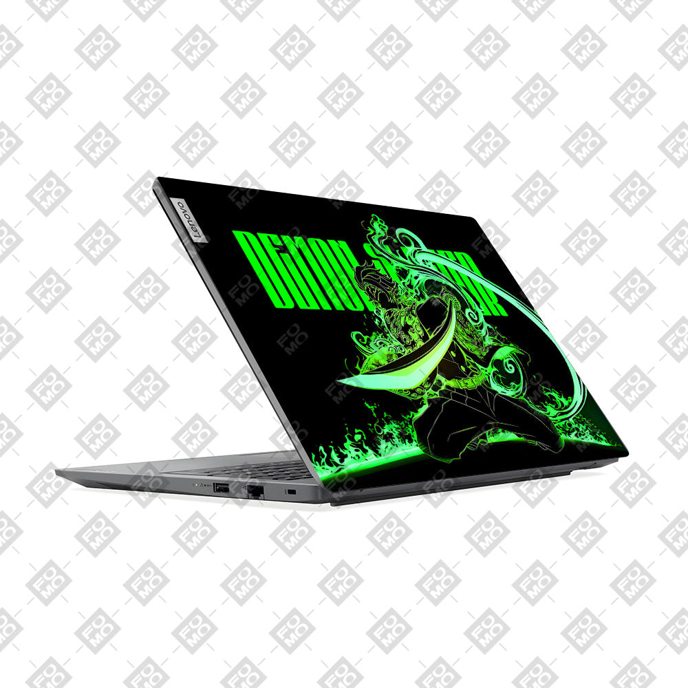 Lenovo V15 G4 Green Flame Swordsman Laptop Skin