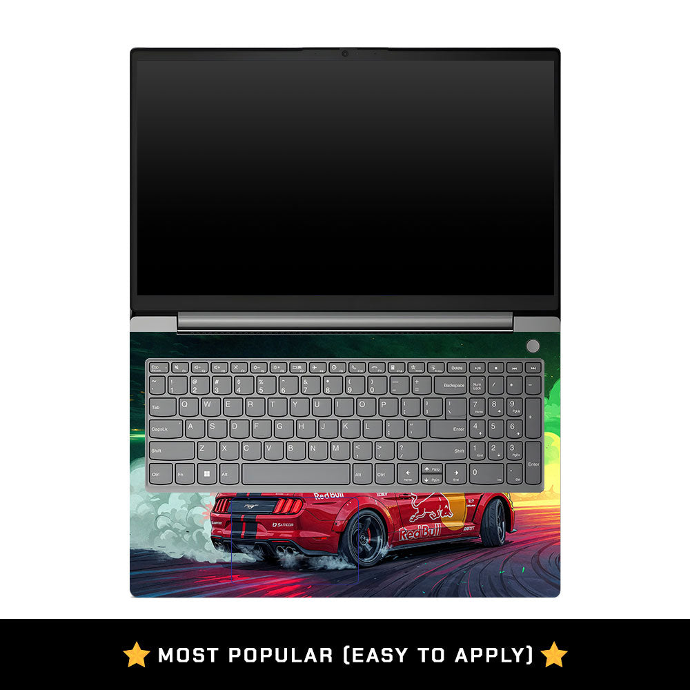 Lenovo V15 G4 Muscle Car Drift Laptop Skin