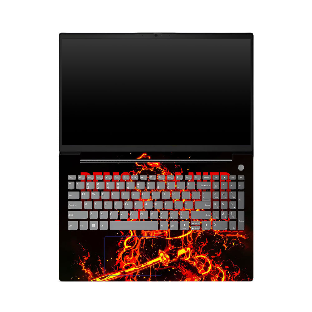 Lenovo V15 G4 Blazing Anime Swordsman Laptop Skin