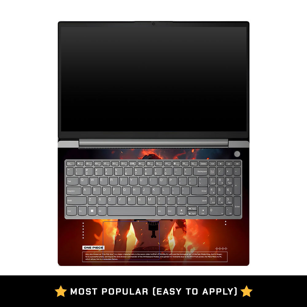 Lenovo V15 G4 Anime Fire Pirate Laptop Skin