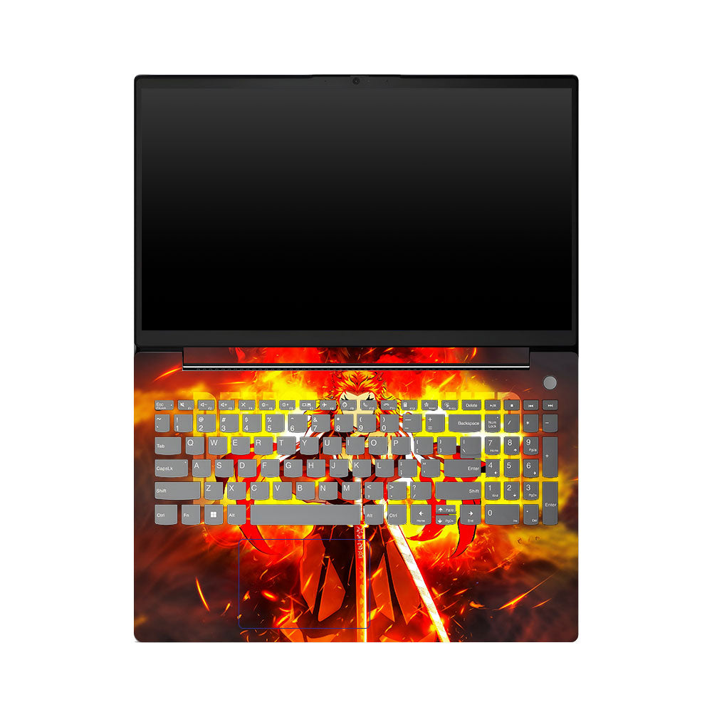 Lenovo V15 G4 Anime Flame Swordsman Laptop Skin
