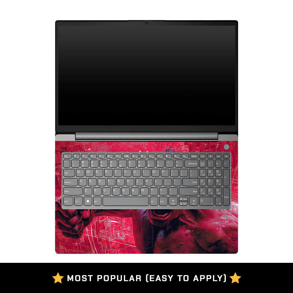 Lenovo V15 G4 Red Comic Giant Laptop Skin