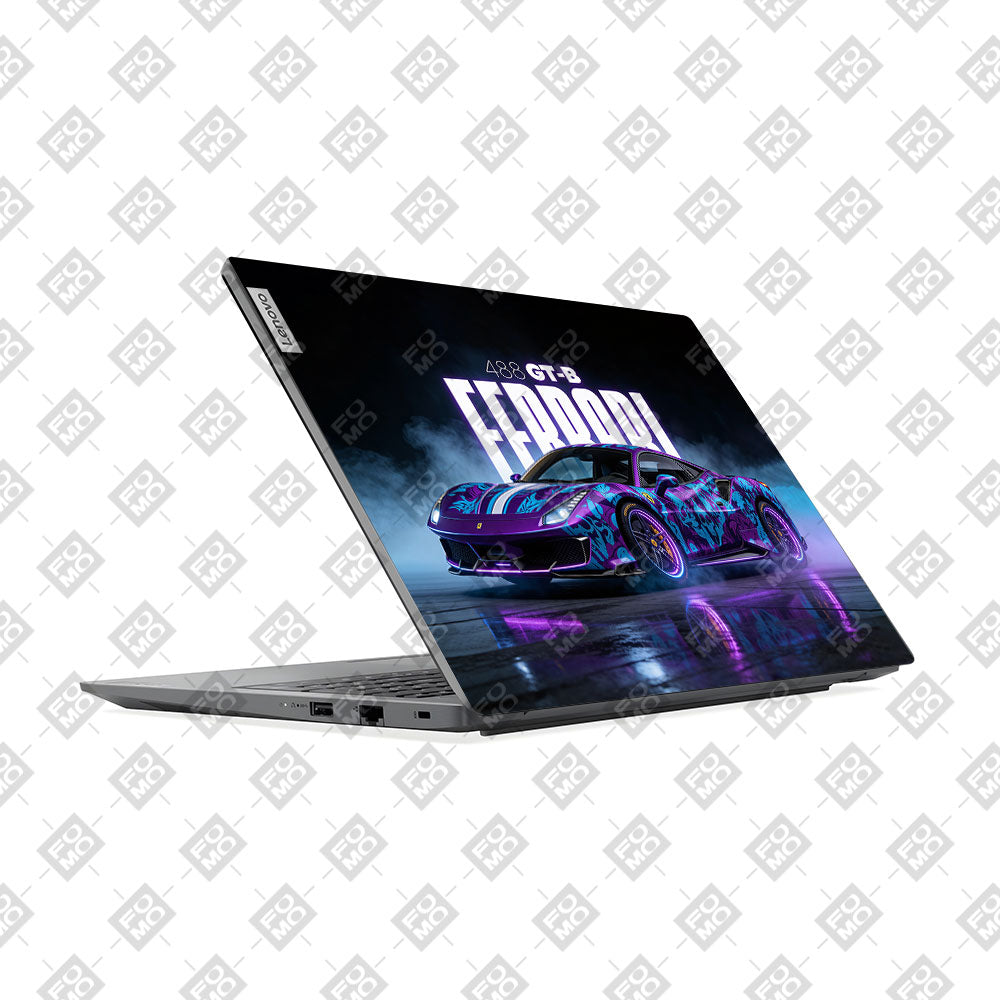 Lenovo V15 G4 Psycho Drive Supercar Laptop Skin