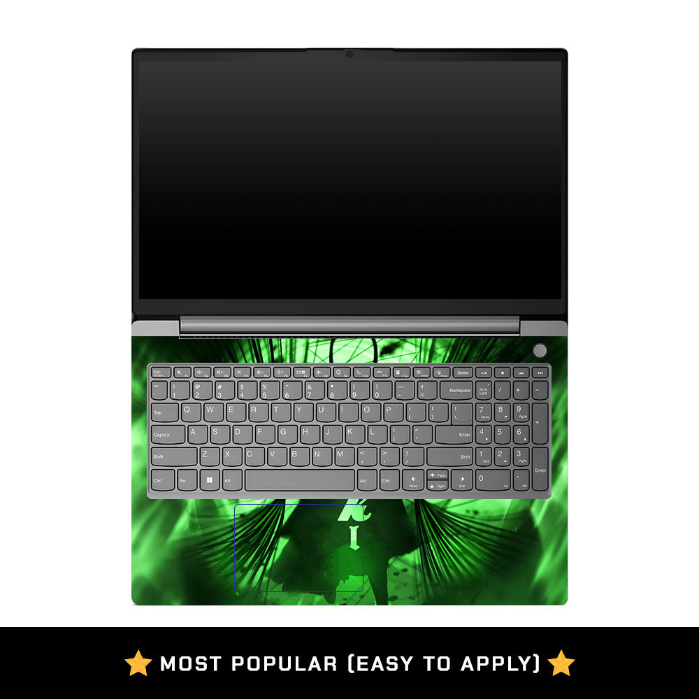 Lenovo V15 G4 Green Aura Trickster Laptop Skin