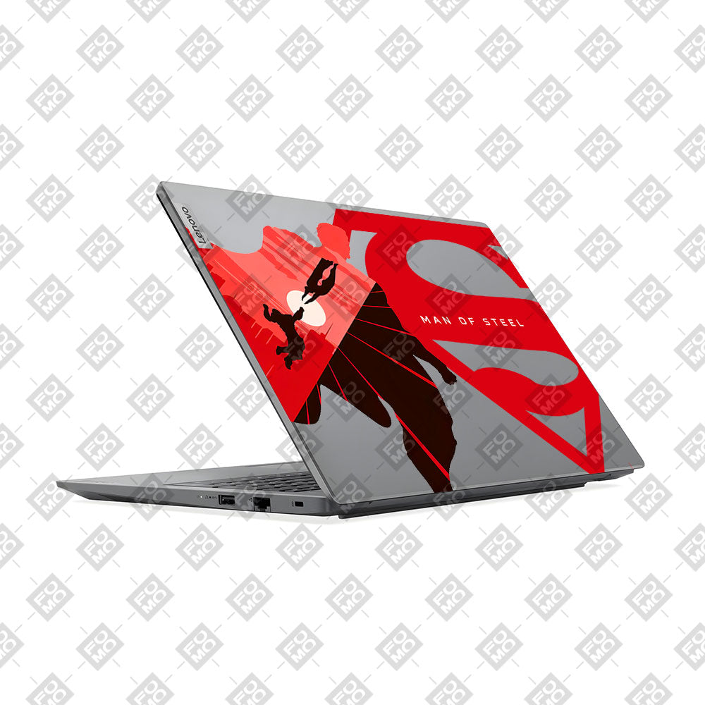 Transparent Lenovo V15 G4 Caped Comic Hero Laptop Skin