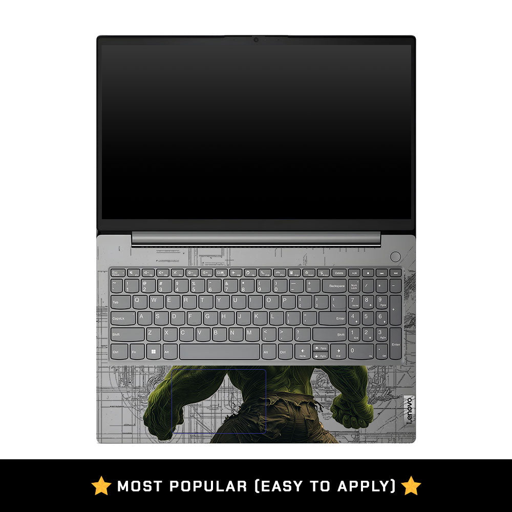 Transparent Lenovo V15 G4 Comic Titan Smash Laptop Skin