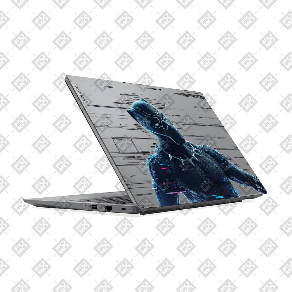 Transparent Lenovo V15 G4 Glitchborne Panther Laptop Skin