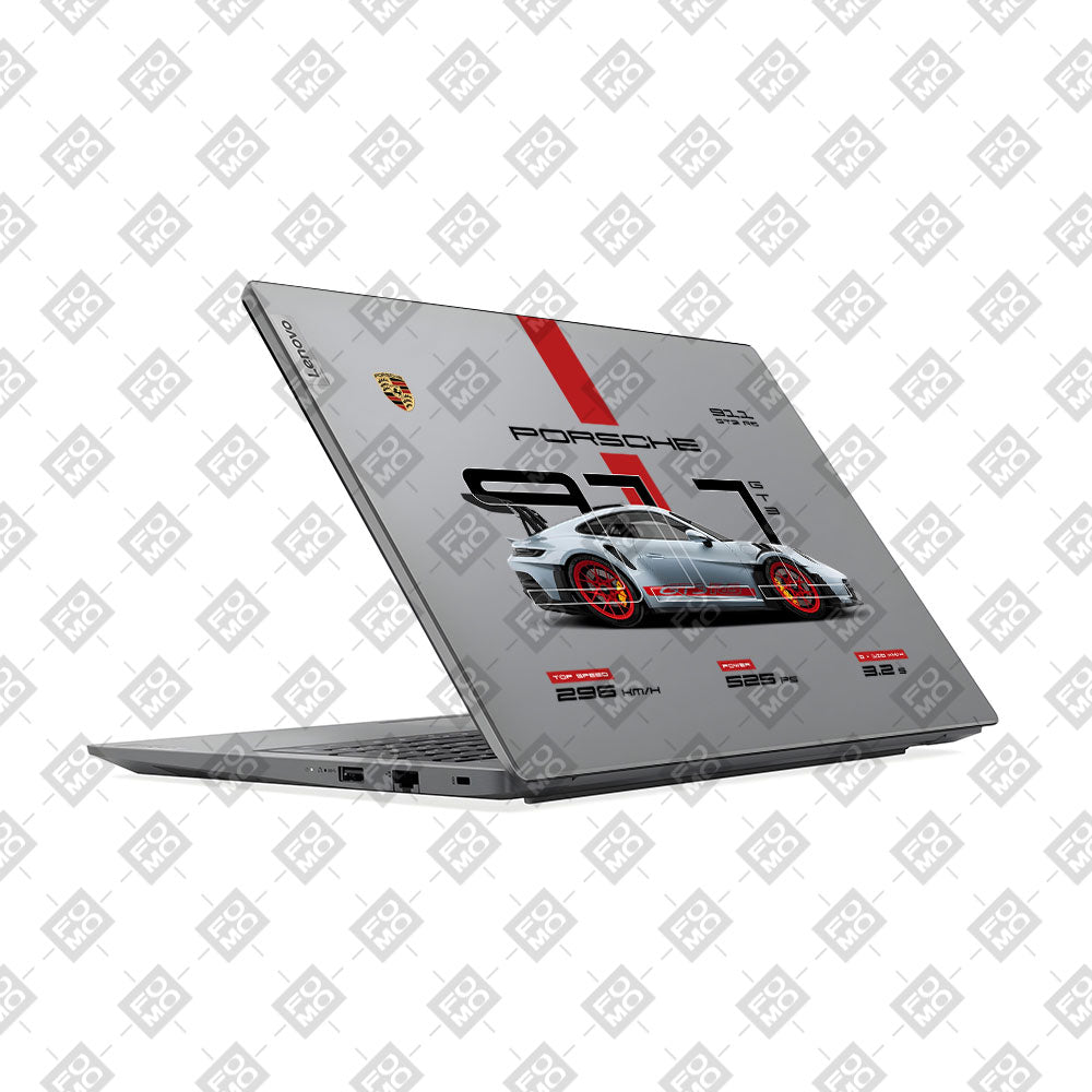 Transparent Lenovo V15 G4 Track Racing Machine Laptop Skin
