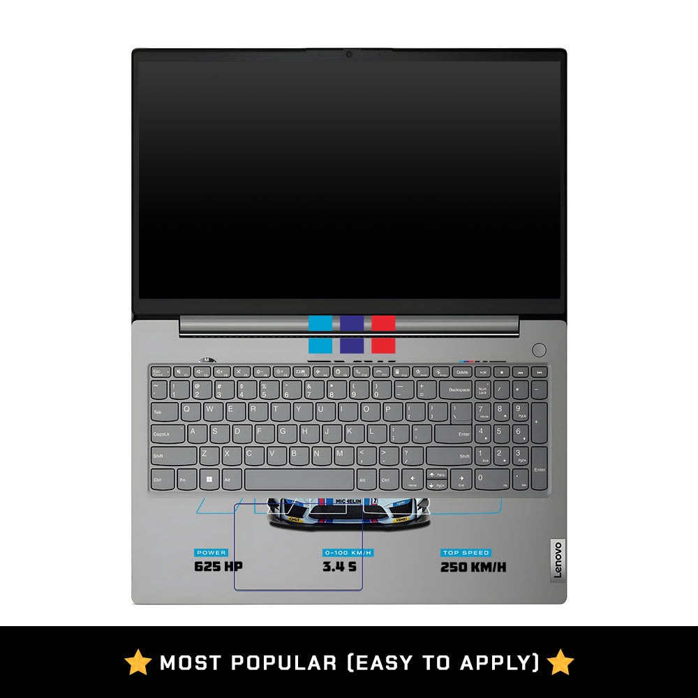 Transparent Lenovo V15 G4 Performance Sports Sedan Laptop Skin